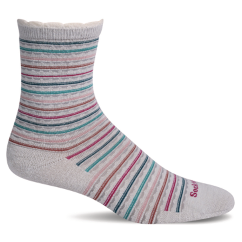 Women's Sockwell Scalloped Socks - Natural