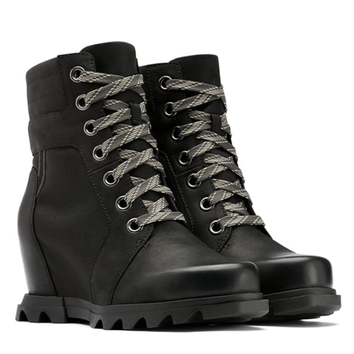Women’s Sorel Joan Of Arctic Wedge III Lexie Bootie – Black/Jet