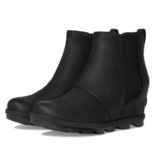 Women's Sorel Joan Rhapsody Chelsea Wedge - Black/Black