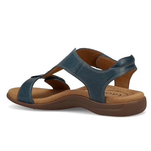 Women's Taos The Show Sandal - Petrol Blue Leather