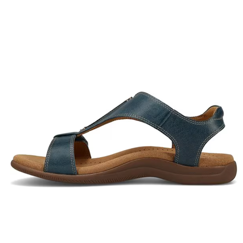 Women's Taos The Show Sandal - Petrol Blue Leather