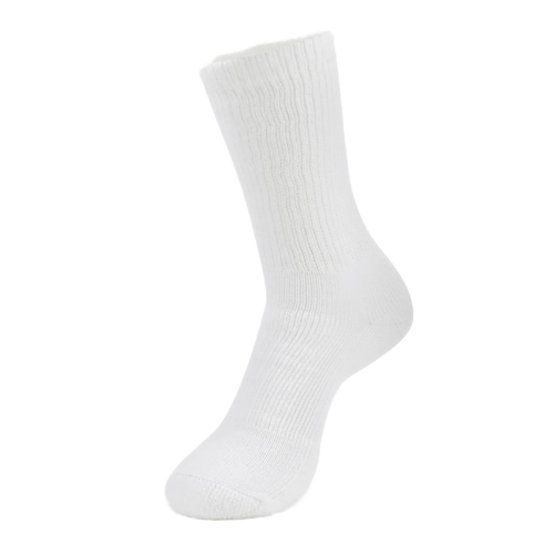 Women's Thorlo Moderate Cushion Crew Walking Socks - White