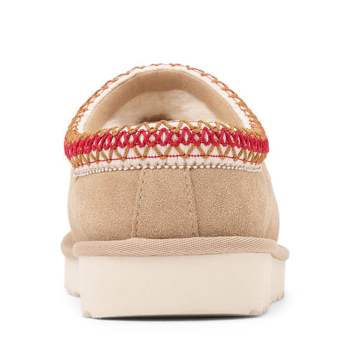Women's UGG Tasman II Slipper - Sand/Dark Cherry