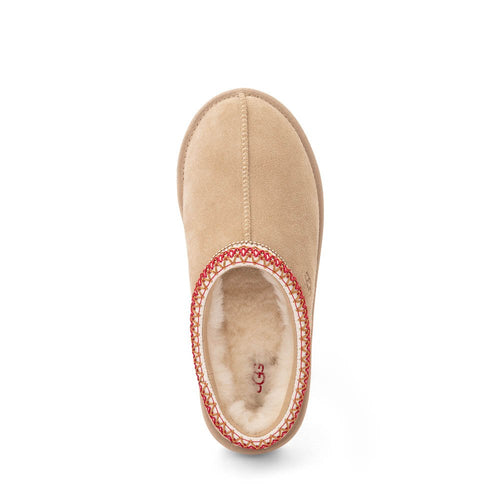 Women's UGG Tasman II Slipper - Sand/Dark Cherry