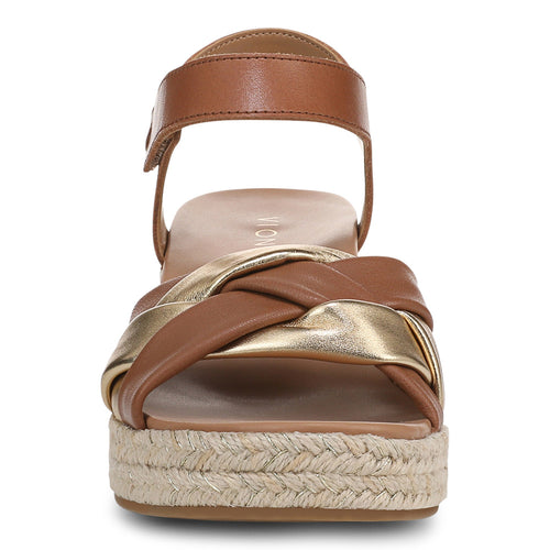 Women's Vionic Saratoga - Tan/Gold Leather