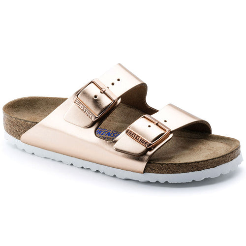 Women's Birkenstock Arizona Soft Footbed – Metallic Copper