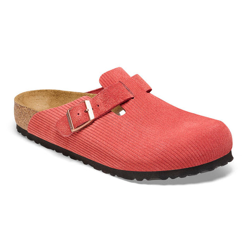 Women’s Birkenstock Boston Corduroy – Sienna Red