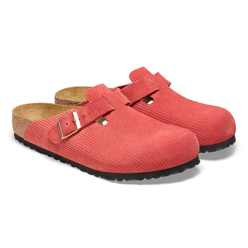 Women’s Birkenstock Boston Corduroy – Sienna Red