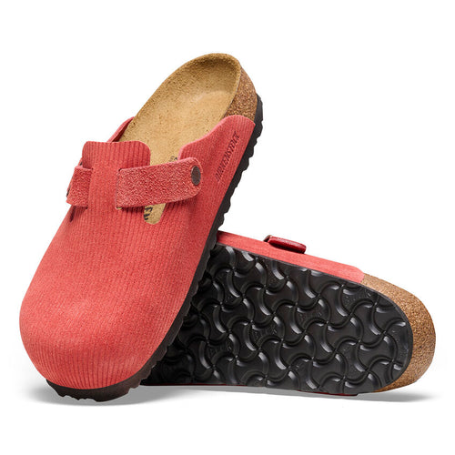 Women’s Birkenstock Boston Corduroy – Sienna Red