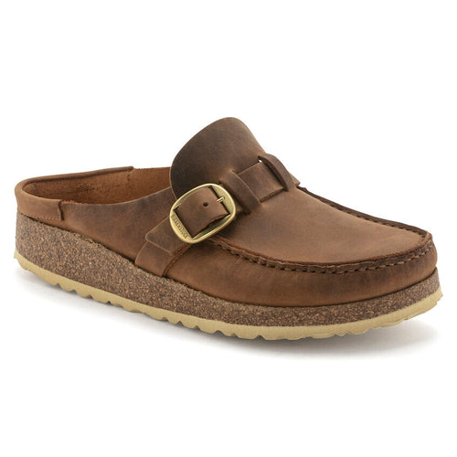 Women’s Birkenstock Buckley – Cognac Oiled Leather