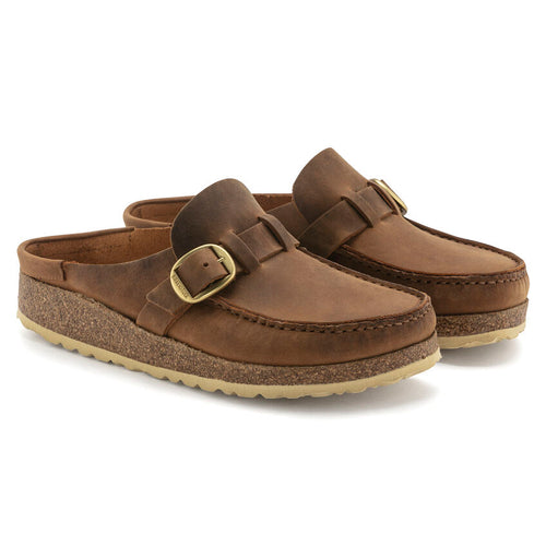 Women’s Birkenstock Buckley – Cognac Oiled Leather
