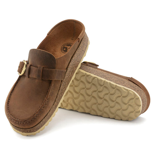 Women’s Birkenstock Buckley – Cognac Oiled Leather