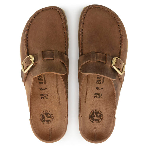 Women’s Birkenstock Buckley – Cognac Oiled Leather