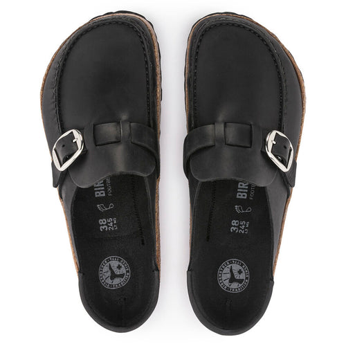 Women’s Birkenstock Buckley – Black Oiled Leather