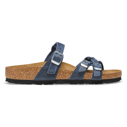 Women’s Birkenstock Franca Braid – Navy Oiled Leather