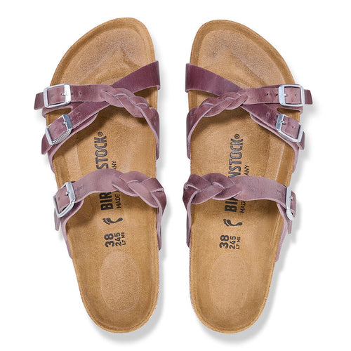 Women’s Birkenstock Franca Braid – Lavender Oiled Leather