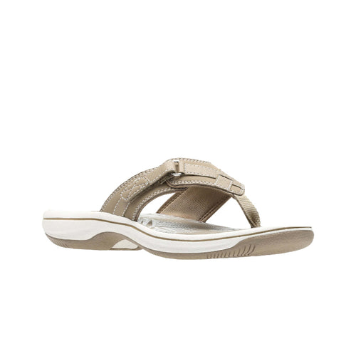 Women's Clarks Breeze Sea - Taupe Synthetic