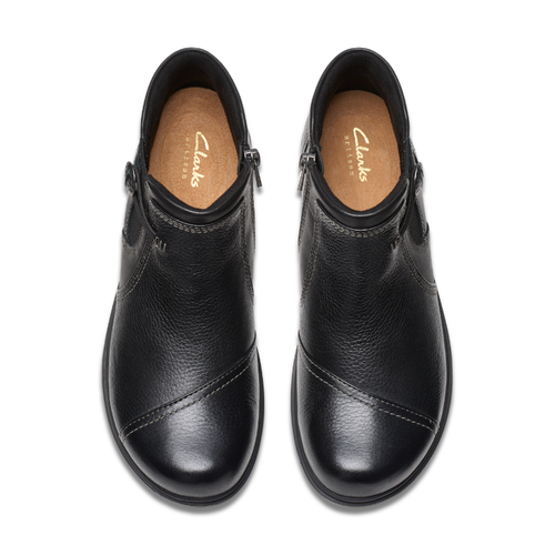 Women’s Clarks Certina Joy – Black Leather