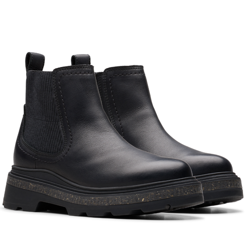 Women’s Clarks Hencroft Step Waterproof – Black Leather