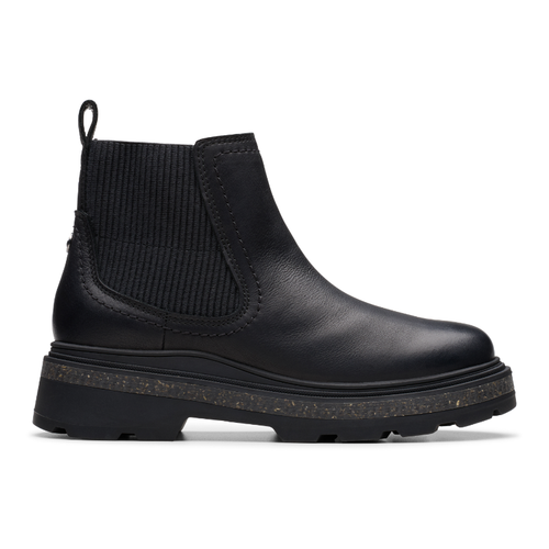 Women’s Clarks Hencroft Step Waterproof – Black Leather