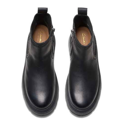Women’s Clarks Hencroft Step Waterproof – Black Leather