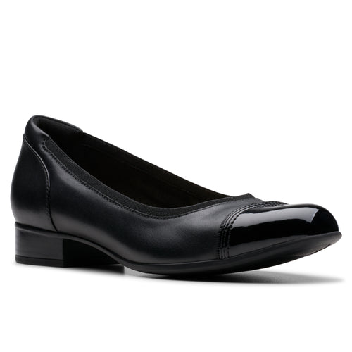 Women's Clarks Krystine May - Black Leather