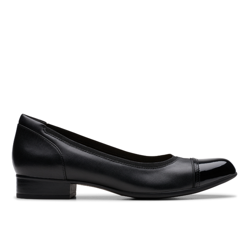 Women's Clarks Krystine May - Black Leather