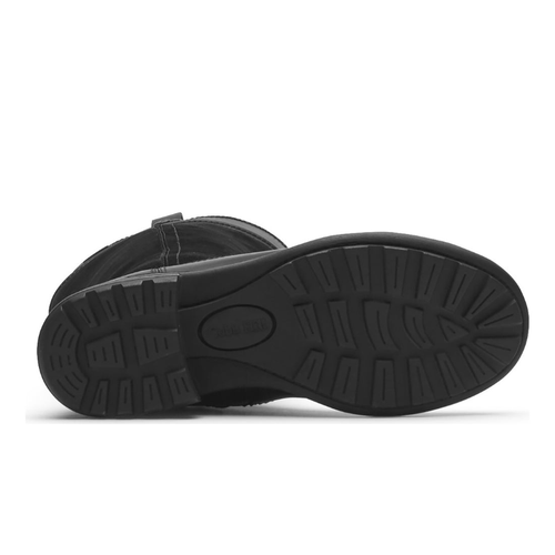 Women's Cobb Hill Brunswick Tall Waterproof - Black Leather/Suede