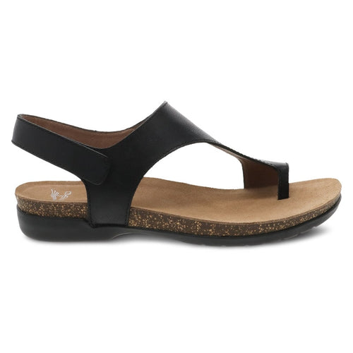 Women’s Dansko Reece Sandal – Black Waxy Burnished
