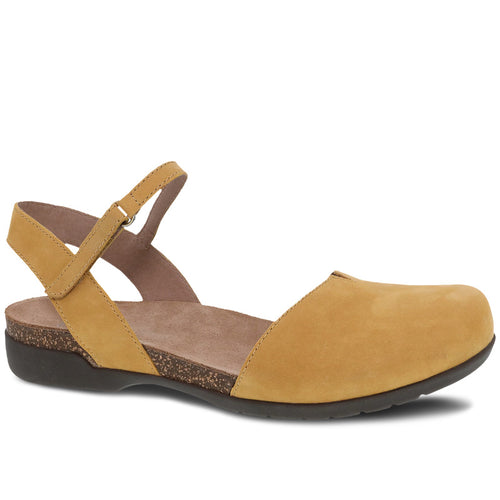 Women's Dansko Rowan - Mustard Milled Nubuck