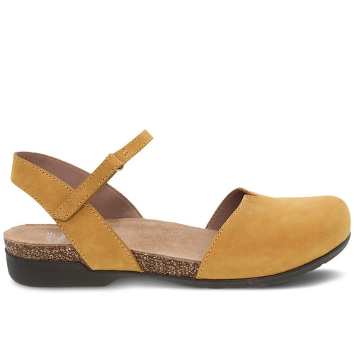 Women's Dansko Rowan - Mustard Milled Nubuck