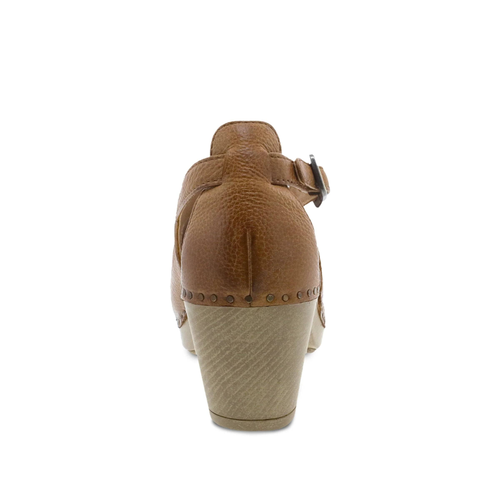 Women’s Dansko Heeled Sassy – Tan Milled Burnished