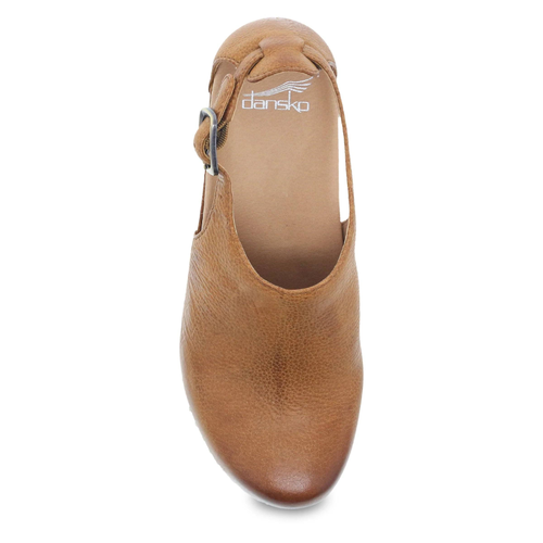 Women’s Dansko Heeled Sassy – Tan Milled Burnished