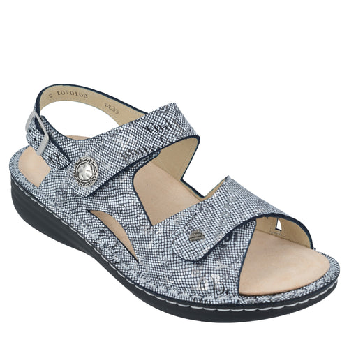 Women’s Finn Comfort Barbuda – Blue Words