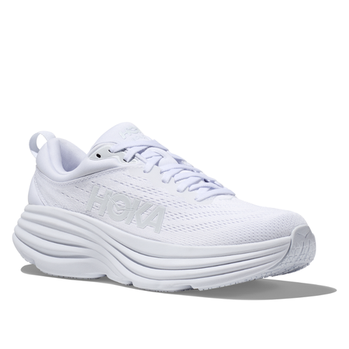 Women’s HOKA Bondi 8 – White/White (WWH)