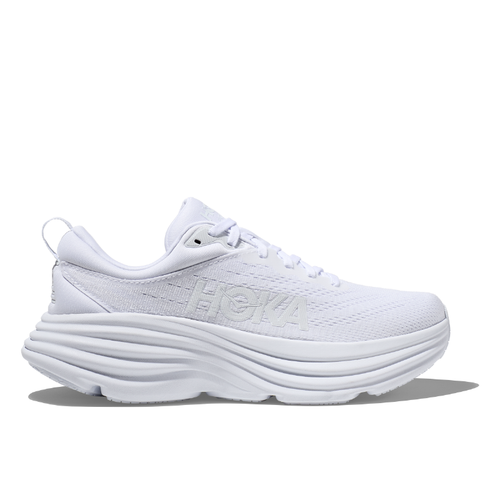Women’s HOKA Bondi 8 – White/White (WWH)