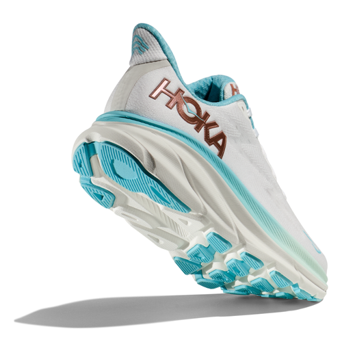 Women’s HOKA Clifton 9 – Frost/Rose Gold (FTRS)