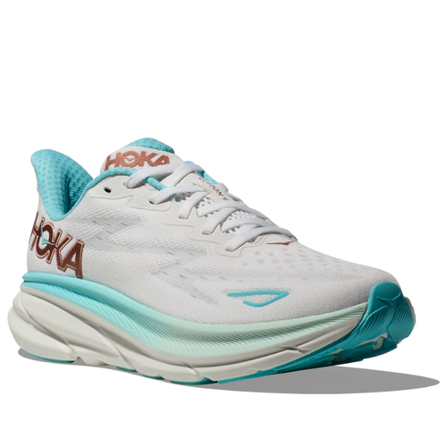 Women’s HOKA Clifton 9 – Frost/Rose Gold (FTRS)