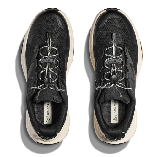 Women’s HOKA Transport – Black/Alabaster (BKLB)