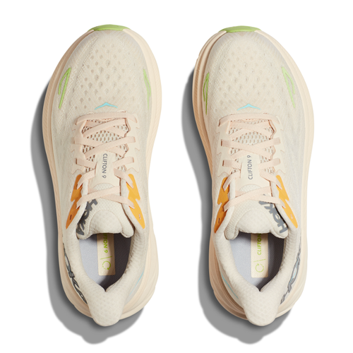 Womens Hoka Clifton 9 - Vanilla/Astral (VLS)