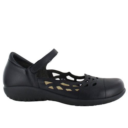 Women's Naot Agathis - Black Soft Leather