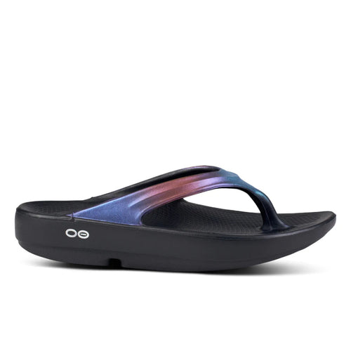 Women's OOFOS OOlala Luxe Thong - Midnight Spectre