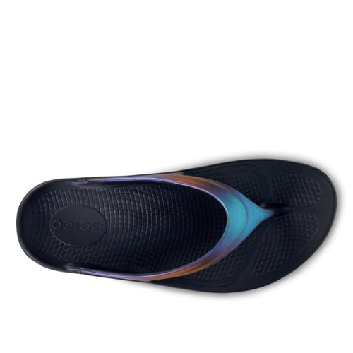 Women's OOFOS OOlala Luxe Thong - Midnight Spectre