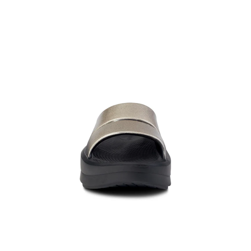 Women's OOFOS OOmega OOahh Slide Luxe - Latte