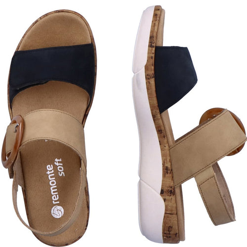 Women's Remonte Jocelyn 53 - Pazifik/Sand