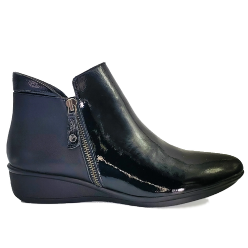 Women's Revere Damascus Bootie - Onyx/Black/Lizard