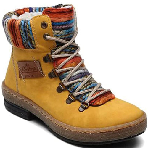 Women's Rieker Felicitas 43 - Honig/Nuss/Orange-Multi