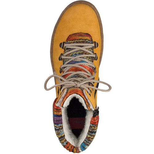 Women's Rieker Felicitas 43 - Honig/Nuss/Orange-Multi
