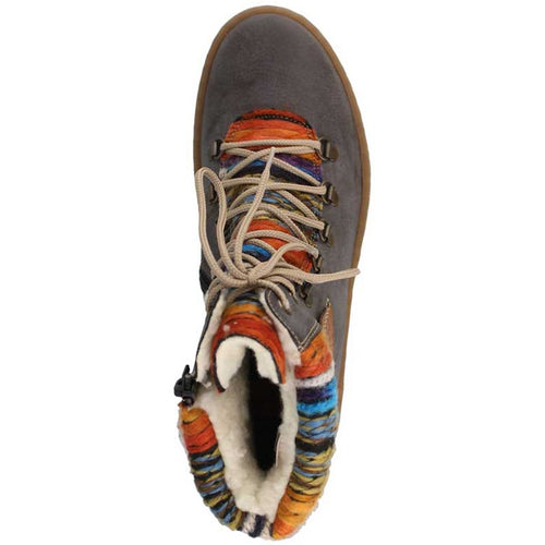 Women's Rieker Felicitas 43 - Basalt/Nuss/OrangeMulti