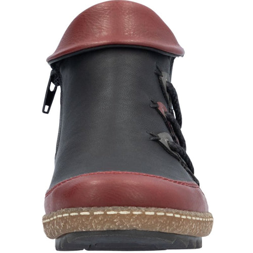 Women's Remonte Liv 82 - Wine/Schwarz/Smoke
